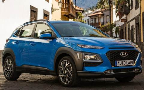 Alquiler de Hyundai Kona Automatic hibrid en La Palma