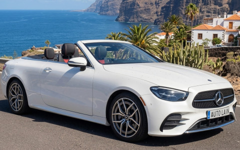 Alquiler de Mercedes E 450 Cabrio Auto en La Palma