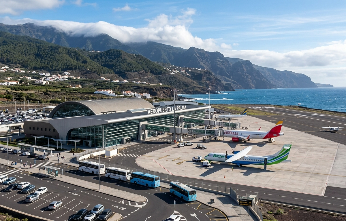 Location de voiture à l'aéroport de La Palma (SPC, Santa Cruz de La Palma)